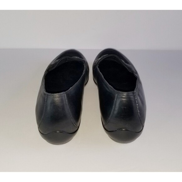 Vtg DANSKO Women's Ophelia Black Leather Loafers Studded Sz 41 10.5 11 Comfort - Picture 8 of 13